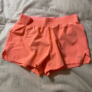 GapFit Athletic Shorts Neon Coral Size Small